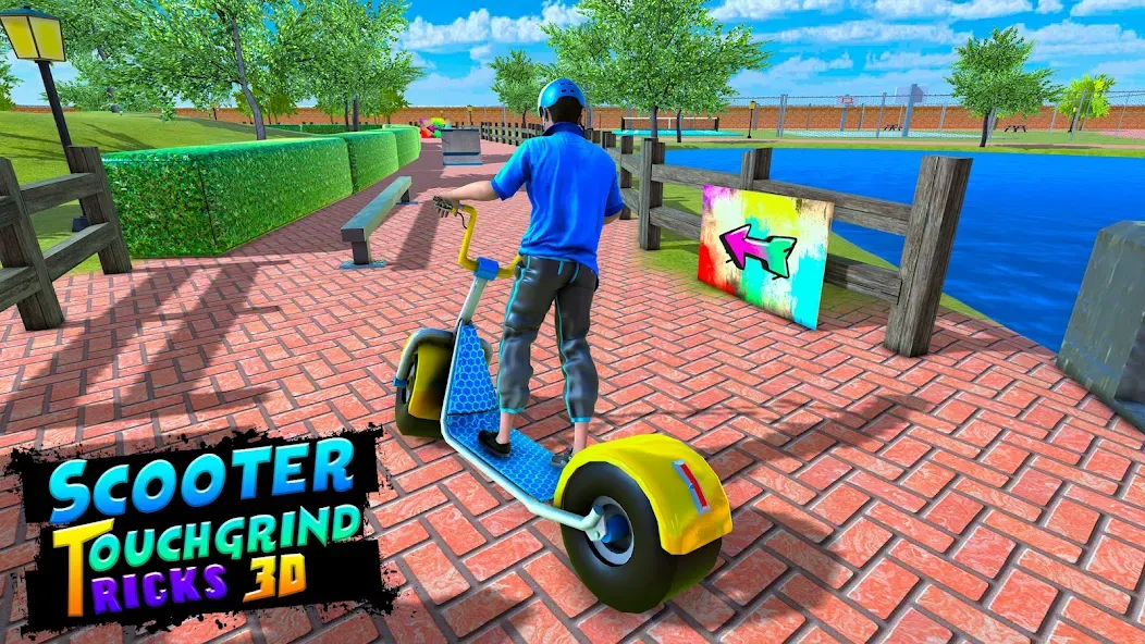 BMX Air Skate Scooter Tricks  [МОД Все открыто] Screenshot 5