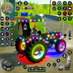 Взломанная Tractor Farming Games 2023  [МОД Меню] - последняя версия apk на Андроид