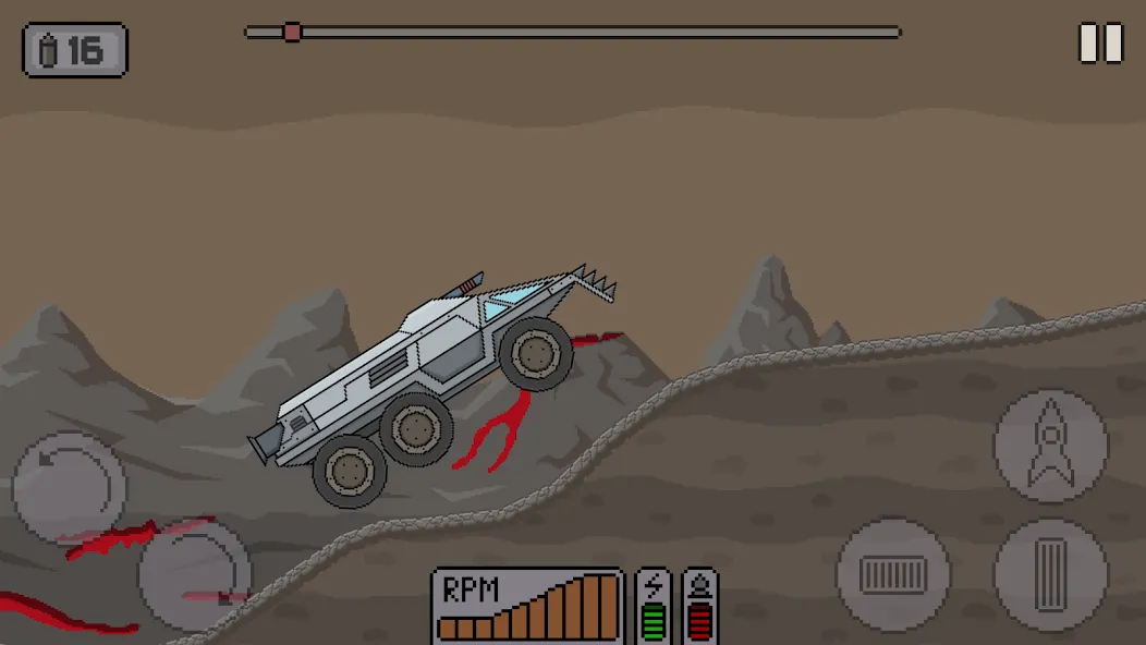 Death Rover: Space Zombie Race (Дэт Ровер)  [МОД Бесконечные деньги] Screenshot 5