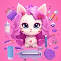 Скачать взлом Idle Cat Makeover: Hair Salon  [МОД Бесконечные монеты] - полная версия apk на Андроид