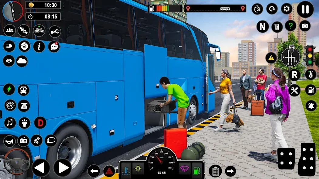 Coach Bus Games: Bus Simulator (Коуч Бас Геймс)  [МОД Меню] Screenshot 4