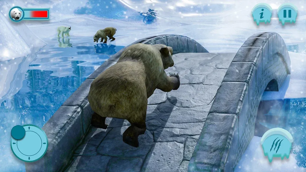 Polar Bear Family Survival  [МОД Все открыто] Screenshot 1