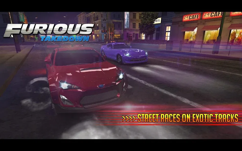 Furious: Takedown Racing (Фьюриъс)  [МОД Unlocked] Screenshot 5