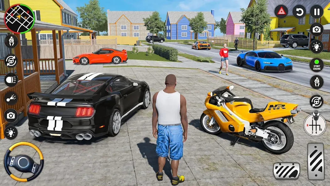 City Car Simulator & Car City  [МОД Бесконечные деньги] Screenshot 3