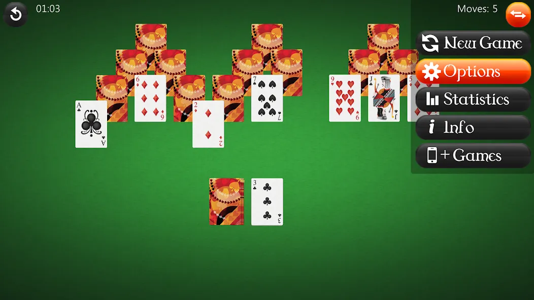 TriPeaks Solitaire (ТриПикс Пасьянс)  [МОД Unlocked] Screenshot 3