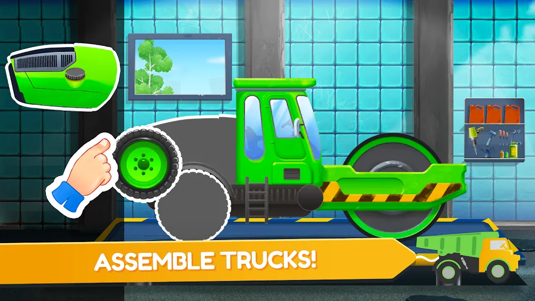 Build a House: Building Trucks  [МОД Бесконечные деньги] Screenshot 3