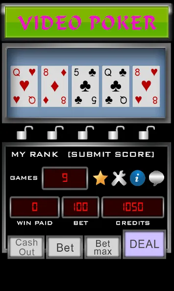 Video Poker (Видео Покер)  [МОД Menu] Screenshot 3