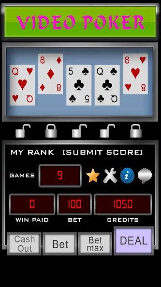 Video Poker (Видео Покер)  [МОД Menu] Screenshot 5