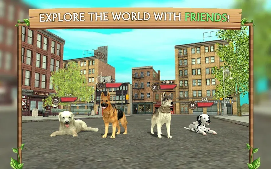 Dog Sim Online: Raise a Family  [МОД Бесконечные деньги] Screenshot 4