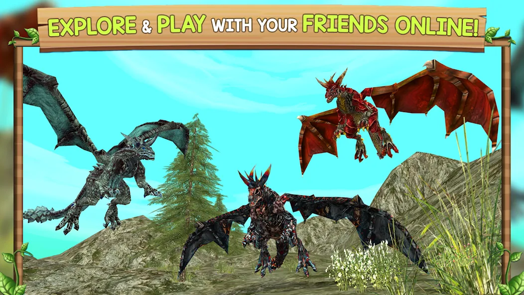 Dragon Sim Online: Be A Dragon  [МОД Unlocked] Screenshot 4