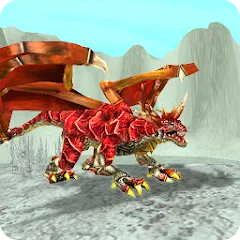 Скачать взломанную Dragon Sim Online: Be A Dragon  [МОД Unlocked] - стабильная версия apk на Андроид