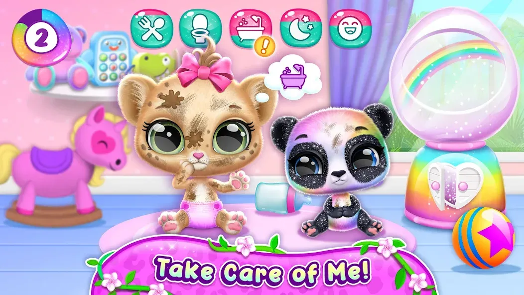 Amy Care - My Leopard Baby  [МОД Unlimited Money] Screenshot 4