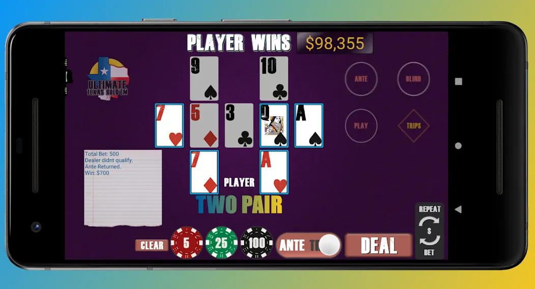 Texas Ultimate Holdem (Техасский Ультимейт Холдем)  [МОД Много монет] Screenshot 2