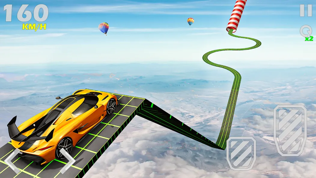 Mega Ramp Car Games Car Stunts  [МОД Unlimited Money] Screenshot 4