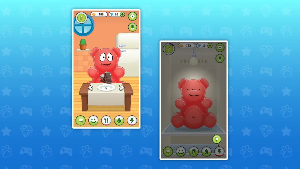 My Jelly Bear Pet  [МОД Меню] Screenshot 2