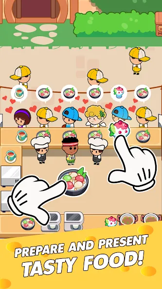 Food Fever: Restaurant Tycoon (Фуд Фивер)  [МОД Все открыто] Screenshot 3