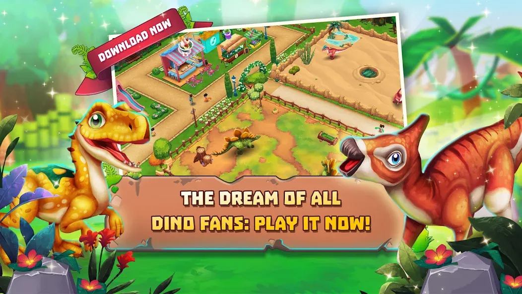 Dinosaur Park – Primeval Zoo (Динозавровый парк)  [МОД Много денег] Screenshot 4