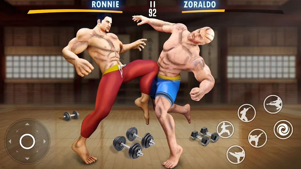 Kung Fu Heros: Fighting Game (упергеройский файтинг Кунгфуигры)  [МОД Unlocked] Screenshot 3