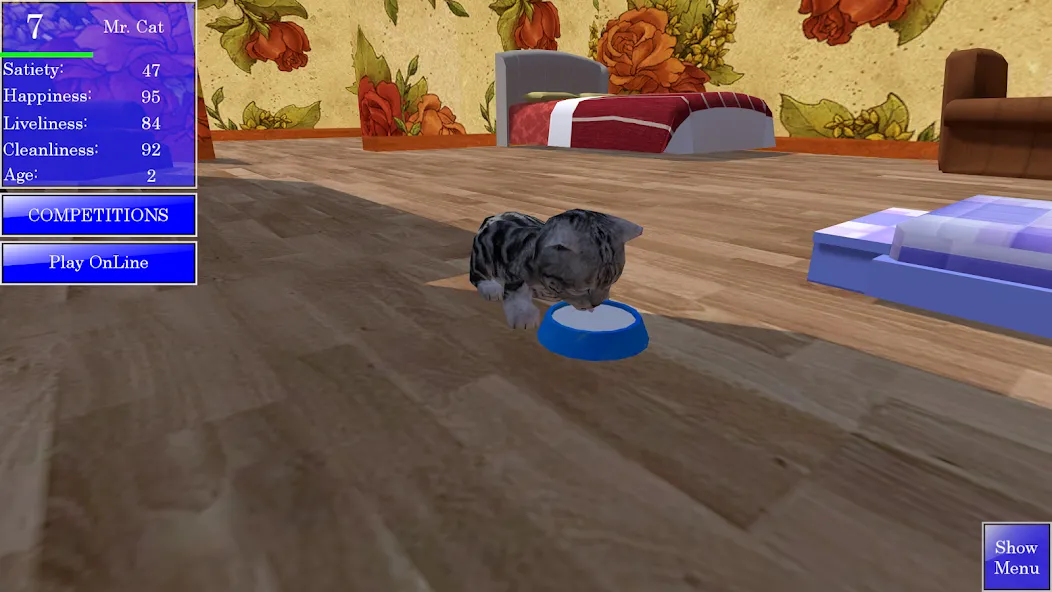 Cute Pocket Cat 3D (Сьют Покет Кэт 3Д)  [МОД Меню] Screenshot 4