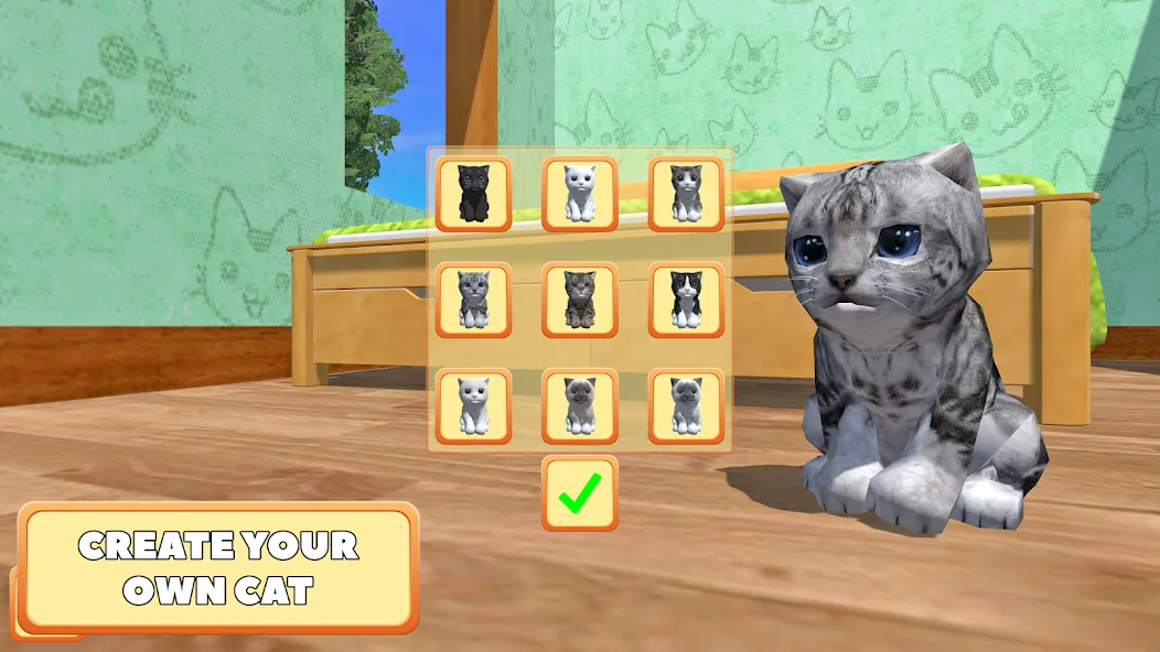 Cute Pocket Cat 3D - Part 2 (Сьют Покет Кэт 3Д)  [МОД Много денег] Screenshot 1