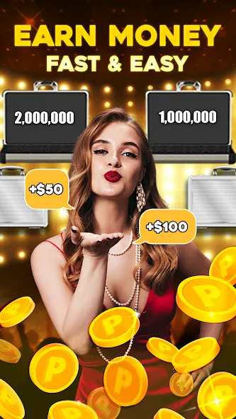 Deal Be Richest: Vegas Coin (Голден Дил Зе Миллион Прайз)  [МОД Menu] Screenshot 1