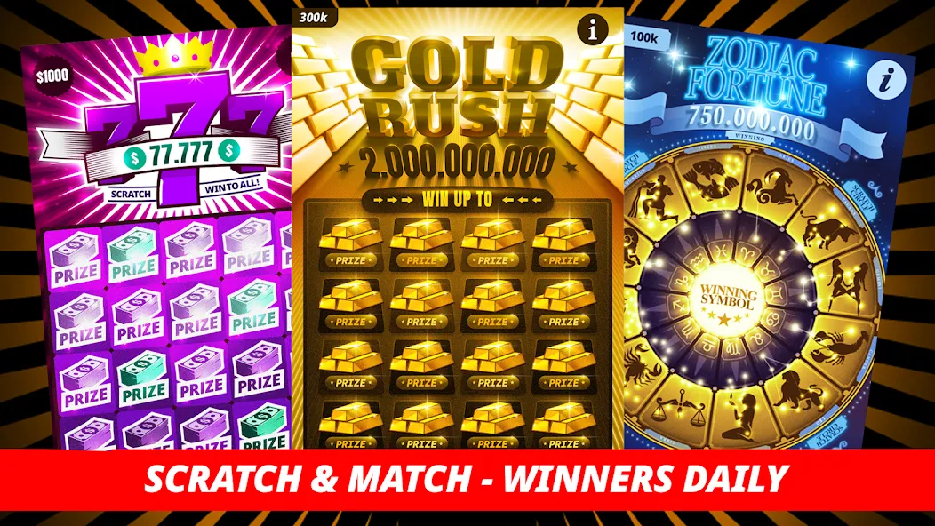 Lottery Scratchers - Winners  [МОД Меню] Screenshot 1