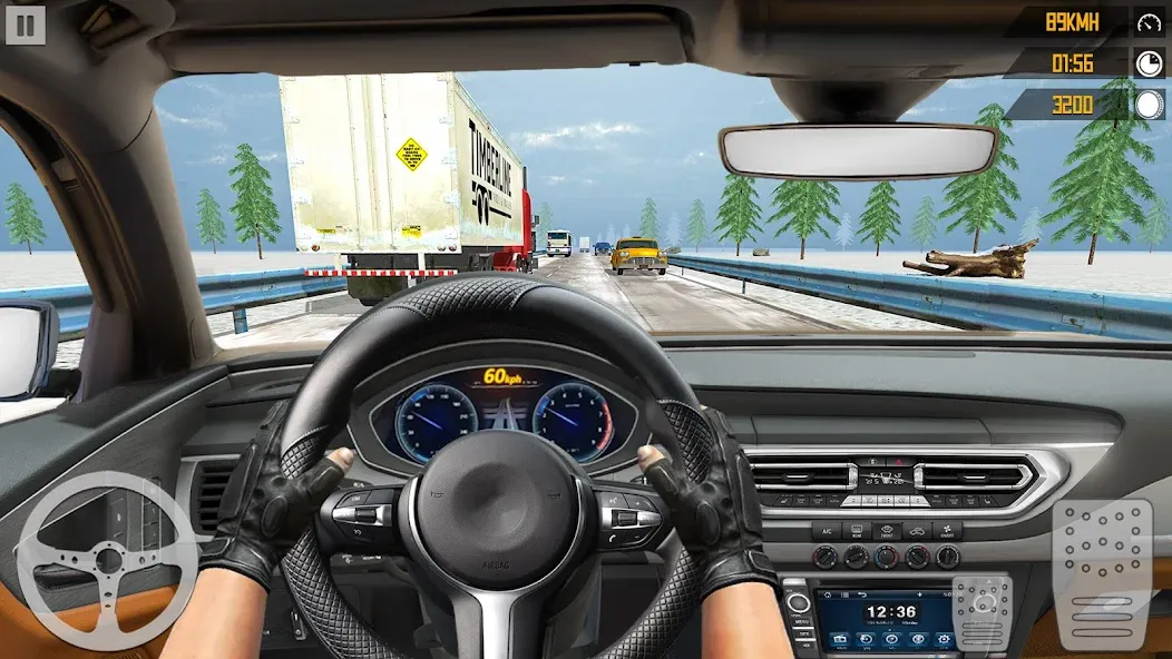 VR Traffic Racing In Car Drive (ВР Трафик Гонки на Автомобиле Вождения)  [МОД Бесконечные деньги] Screenshot 5