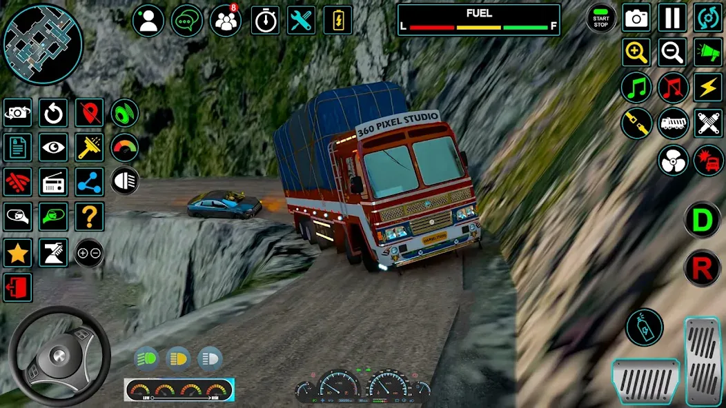 Indian Truck Offroad Cargo Sim (Индийский грузовик   )  [МОД Бесконечные деньги] Screenshot 1