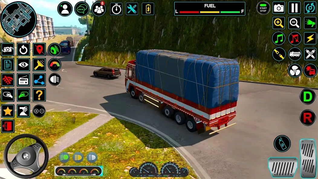 Indian Truck Offroad Cargo Sim (Индийский грузовик   )  [МОД Бесконечные деньги] Screenshot 2