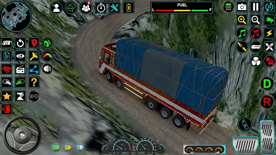 Indian Truck Offroad Cargo Sim (Индийский грузовик   )  [МОД Бесконечные деньги] Screenshot 4