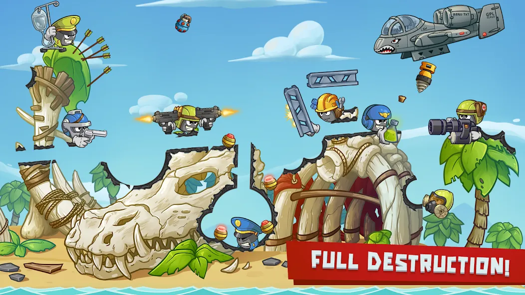Warlings 2: Total Armageddon (Варлингс 2)  [МОД Меню] Screenshot 1