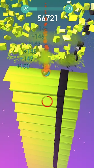 Ball: Blast colorful bricks 3d  [МОД Menu] Screenshot 5