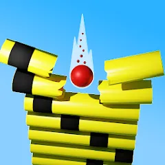 Взломанная Ball: Blast colorful bricks 3d  [МОД Menu] - последняя версия apk на Андроид