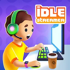 Взломанная Idle Streamer - Tuber game (Айдл стример)  [МОД Unlocked] - стабильная версия apk на Андроид