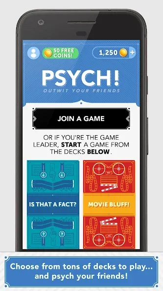 Psych! Outwit your friends  [МОД Много монет] Screenshot 3