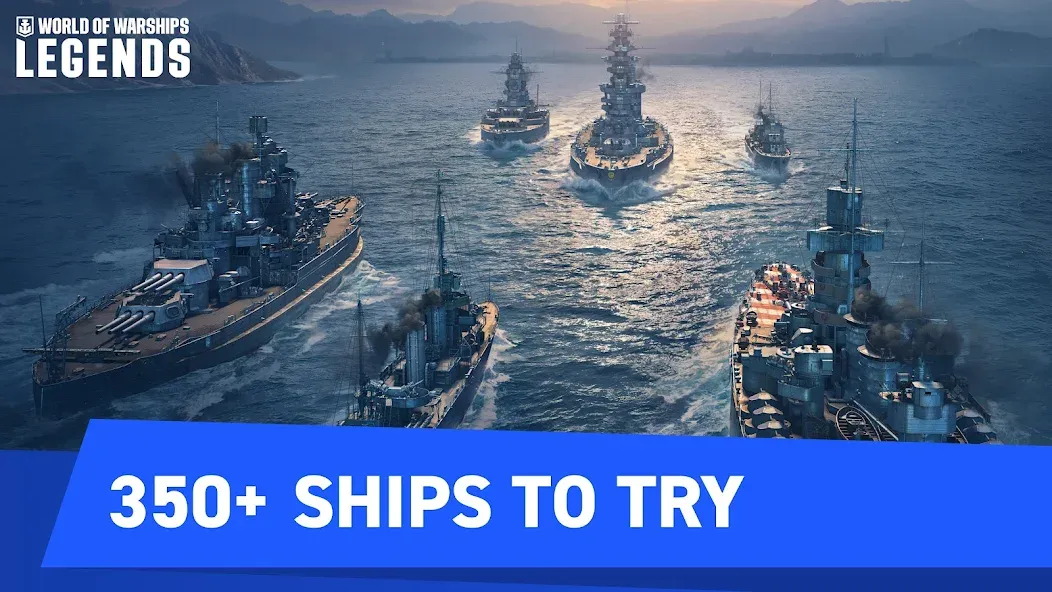 World of Warships Legends PvP (Ворлд оф Варшипс Легендс)  [МОД Unlimited Money] Screenshot 1