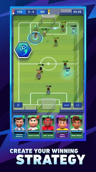 AFK Football: RPG Soccer Games  [МОД Menu] Screenshot 1