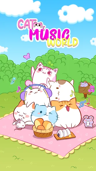 Cat World Music (Кэт Ворлд Мьюзик)  [МОД Много монет] Screenshot 5