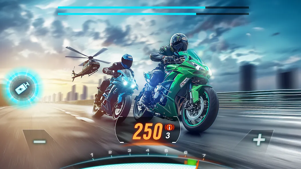 Motor Bike: Xtreme Races  [МОД Все открыто] Screenshot 5