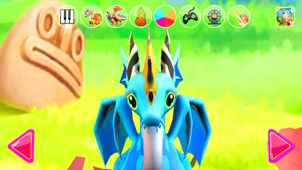 Talking Dragon Family (Талкинг Драгон Фэмели   )  [МОД Unlocked] Screenshot 1