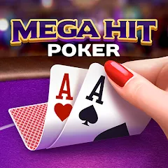 Скачать взлом Mega Hit Poker: Texas Holdem (Мега Хит Покер)  [МОД Много денег] - полная версия apk на Андроид