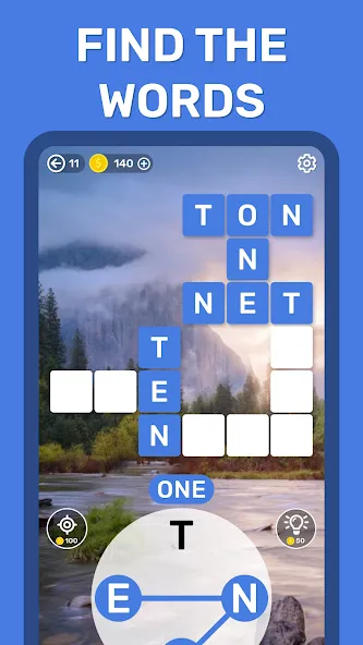 Word Search Puzzle Game  [МОД Много денег] Screenshot 3