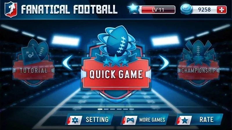 Fanatical Football (Фанатический футбол)  [МОД Бесконечные монеты] Screenshot 3