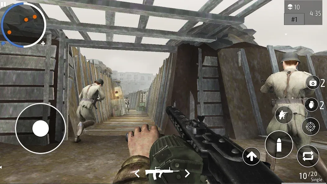 World War 2 Shooter offline (Мировая война 2 Стрелок)  [МОД Unlocked] Screenshot 4