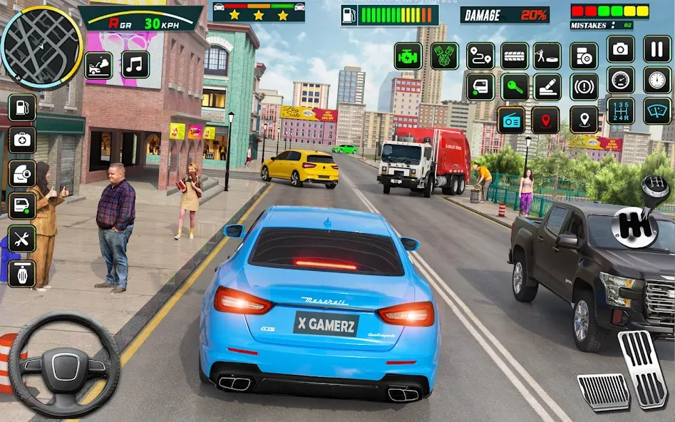 City Car Driving - Car Games (Сити Кар Драйвинг)  [МОД Mega Pack] Screenshot 3