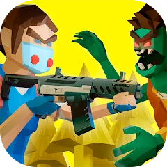 Взлом Two Guys & Zombies 3D: Online  [МОД Много монет] - последняя версия apk на Андроид