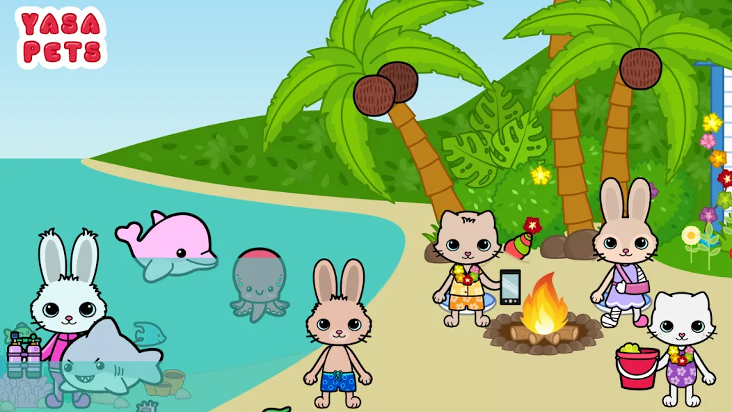 Yasa Pets Island (Яса Петс Айленд)  [МОД Много денег] Screenshot 2