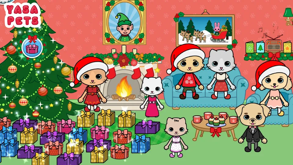 Yasa Pets Christmas (Яса Петс Кристмас)  [МОД Бесконечные монеты] Screenshot 3