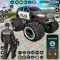 Скачать взлом Police Monster Truck Car Games  [МОД Mega Pack] - последняя версия apk на Андроид