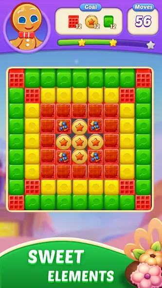 Candy Blast Fever:Cubes Crush (Кенди Бласт Фивер)  [МОД Unlocked] Screenshot 2